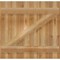 Ekena Millwork Joined Board-n-Batten Shutters w/Z-Bar, Rough Sawn Western Red Cedar, 32 1/4W x 31H, PR RBJ06Z32X031RWR - alternate 5